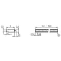 Miniatyrbild 3 av 3: Signal Construct ZALS 081 LED-serie 8x Gul (L x B x H) 40.8 x 3.7 x 9 mm