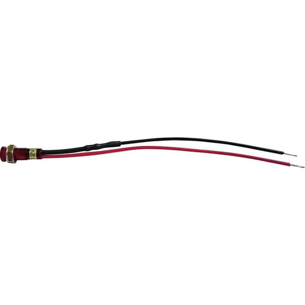 Lysdiodsignallampa grön 12 V/DC BD-0503