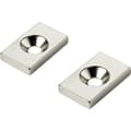 Miniatyrbild 1 av 2: TRU COMPONENTS W20L12T3-M4 Permanentmagnet Rektangulär (L x B x H) 20 x 12 x 3 mm N35 Gränstemperatur (max.): 80 °C