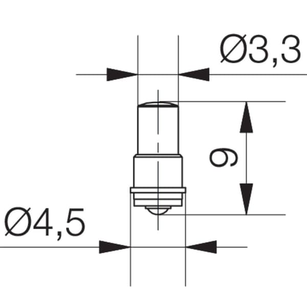 Signal Construct MWCF3562 LED-signallampa Vit MF/T 3/4, SX4s 12 V/DC, 12 V/AC 15 mA 375 mcd