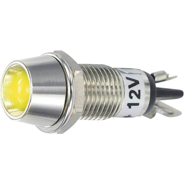 TRU COMPONENTS TC-R9-115L 12 V YELLOW LED-signallampa Gul 12 V/DC