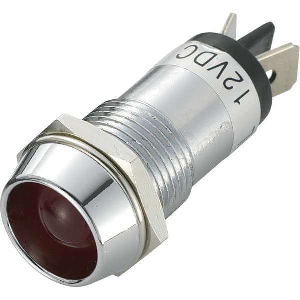 TRU COMPONENTS TC-R9-86L-01-WR LED-signallampa Röd 12 V/DC