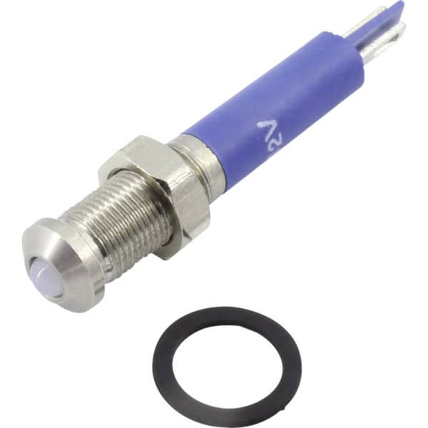 TRU COMPONENTS 1605954 LED-signallampa Vit 24 V DC/AC 350 mcd