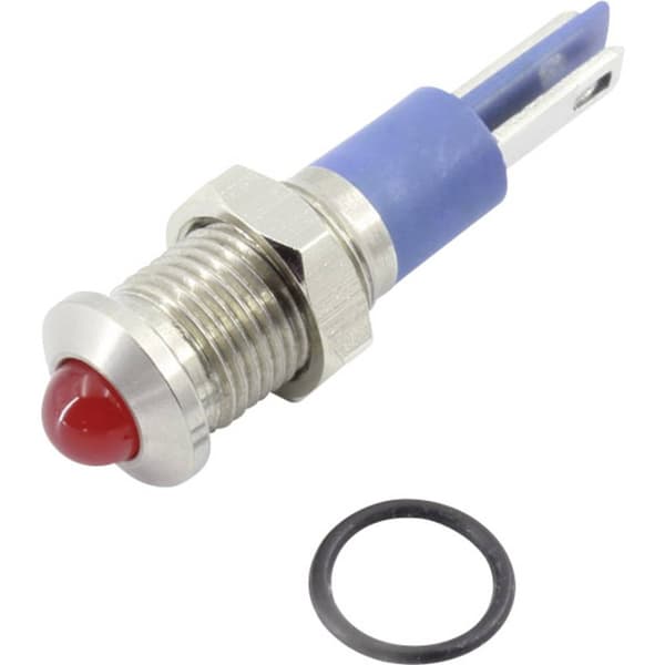 TRU COMPONENTS 1605957 LED-signallampa Röd 12 V DC/AC 60 mcd