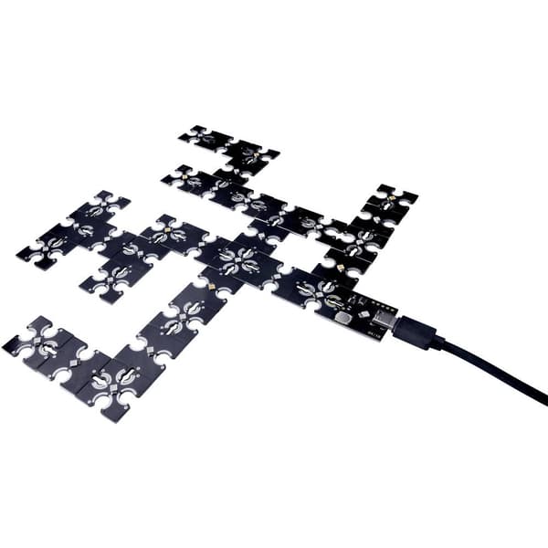 Lumitronix Platt-LED Blå (L x B x H) 30.10 x 25 x 4.80 mm