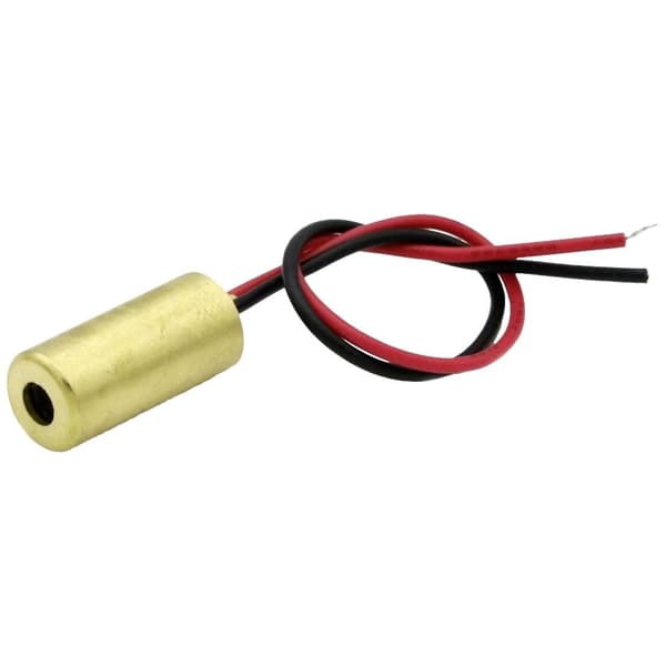 Laserfuchs Lasermodul Punkt Röd 1 mW LFD650-1-12 (9x20)