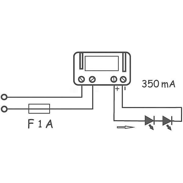 Barthelme 66000324 LED-konverter 350 mA Driftspänning (max.): 30 V/DC, 12 V/AC