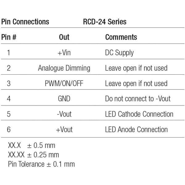 Recom Lighting RCD-24-0.35 LED-driver 36 V/DC 350 mA