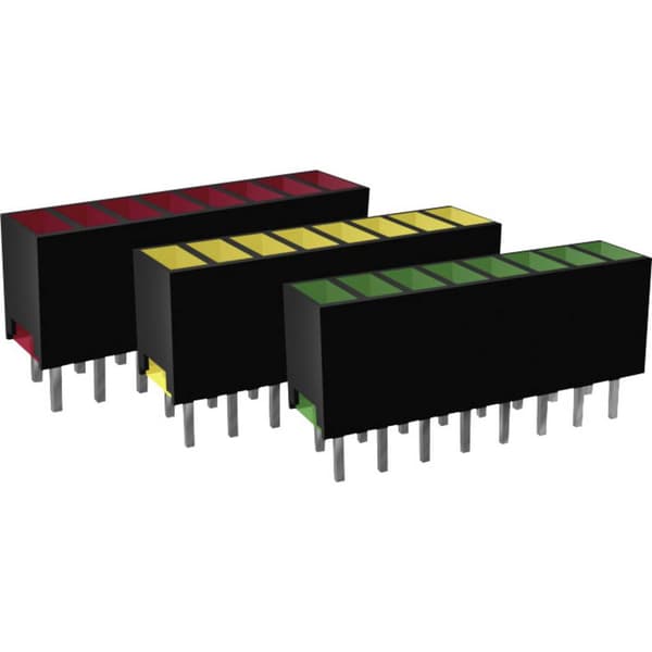 Signal Construct ZAQS 0827 LED-serie 8x Grön (L x B x H) 20 x 7 x 4 mm