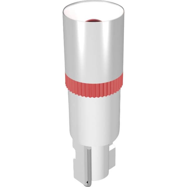 Signal Construct MEDW4614 LED-signallampa Gul W 2 x 4.6 d 24 V/DC 400 mcd