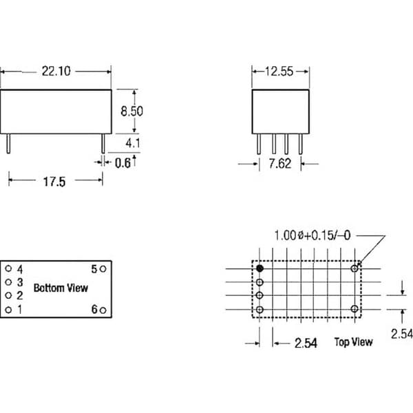 Recom Lighting RCD-24-1.20 LED-driver 36 V/DC 1200 mA