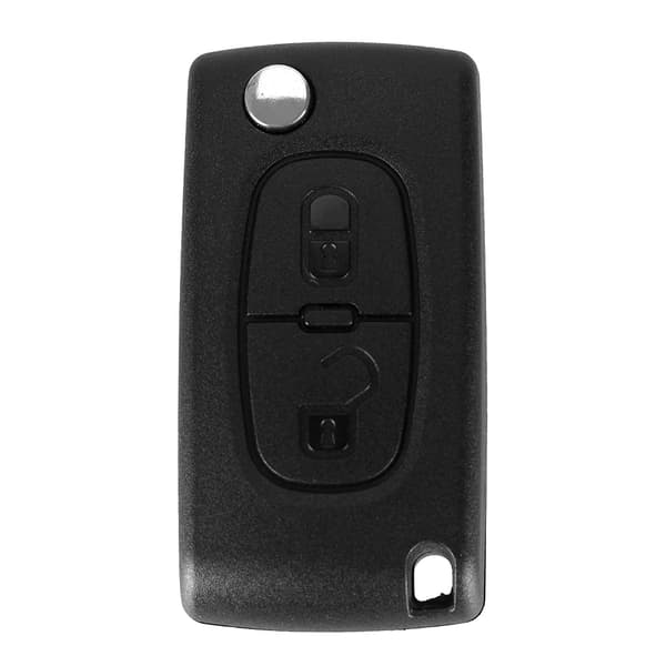 2-knapps CE0536 bilnøkkelskall VA2 for Citroen