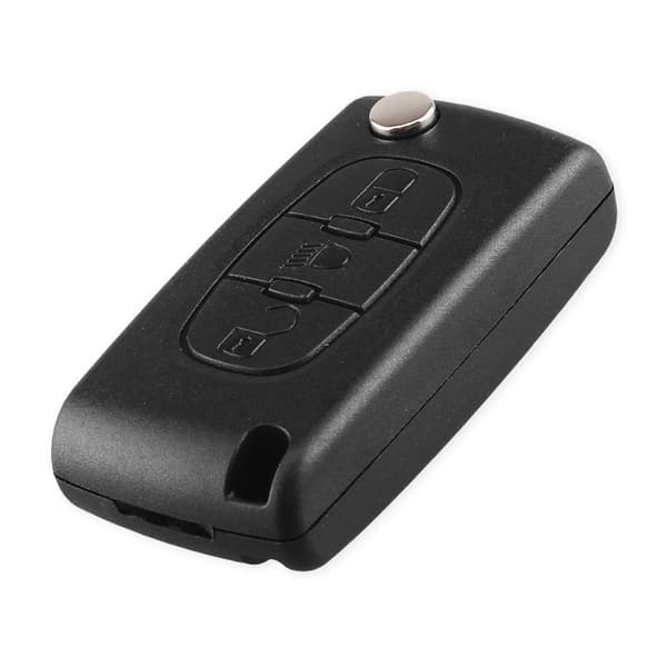 3-knapps CE0523 bilnøkkelskall VA2 for Citroen