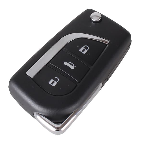 3 knapper flip key shell blank case EX VIOS for Toyota