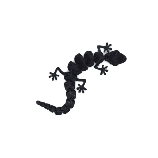 Lizard fleksibel halloween skrik dekor myk svart