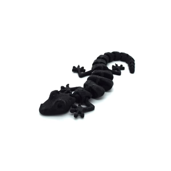 Lizard fleksibel halloween skrik dekor myk svart