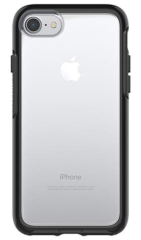 iPhone 7/8/SE Kuori Symmetry Series Musta Kirkas