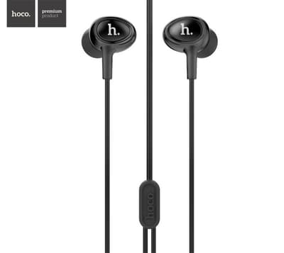 Universal Earphone M13 Hodetelefoner med Mic Svart