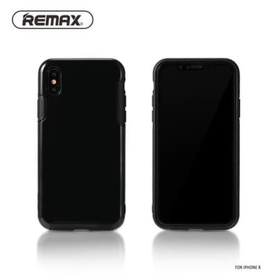Serui Series Skal till iPhone X/Xs Hårdplast TPU Svart