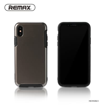 Serui Series Skal till iPhone X/Xs Hårdplast TPU Brun