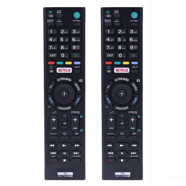 2x Universal RMT-TX100D fjernkontroll for Sony HDTV LED