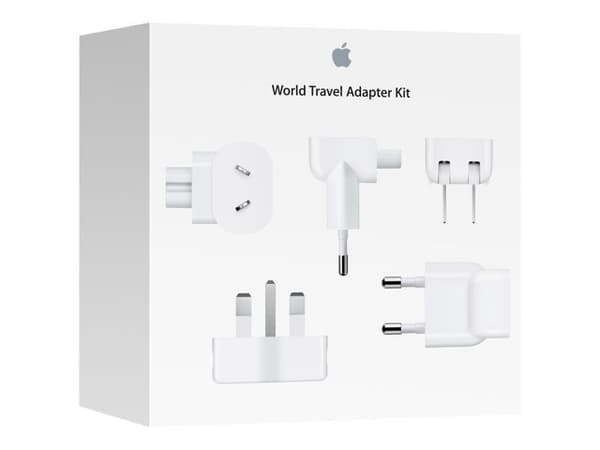 Apple World Travel Adapter Kit - Strømkontaktadaptersett - for MacBook; MacBook Air with Retina display; MacBook Pro