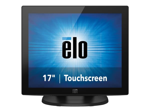 Elo 1715L AccuTouch - LED-näyttö - 17" - 1280 x 1024 @ 75 Hz - 200 cd/m² - 1000:1 - 5 ms - VGA - tummanharmaa