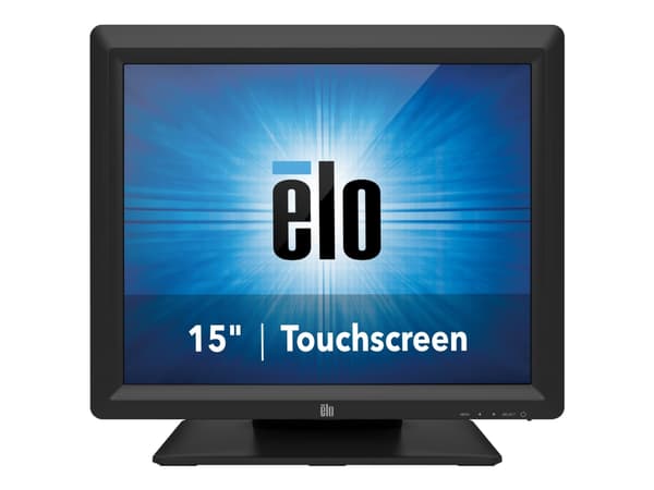 Elo 1517L iTouch Zero-Bezel - LED-skärm - 15" - pekskärm - 1024 x 768 @ 75 Hz - 300 cd/m² - 800:1 - 23 ms - VGA - svart