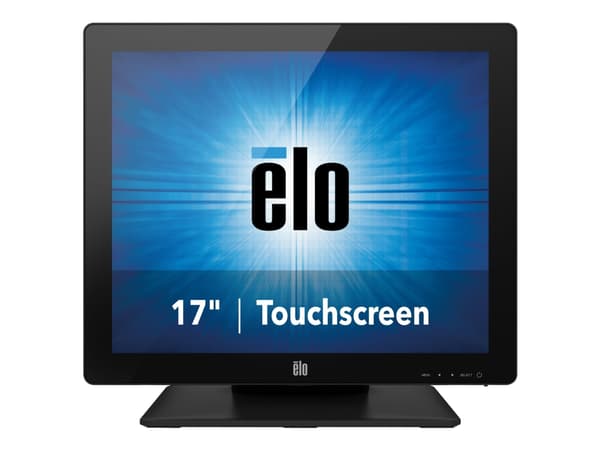 Elo Desktop Touchmonitors 1717L iTouch Zero-Bezel - LED-skärm - 17" - pekskärm - 1280 x 1024 @ 75 Hz - 250 cd/m² - 800:1 - 5 ms - VGA - svart