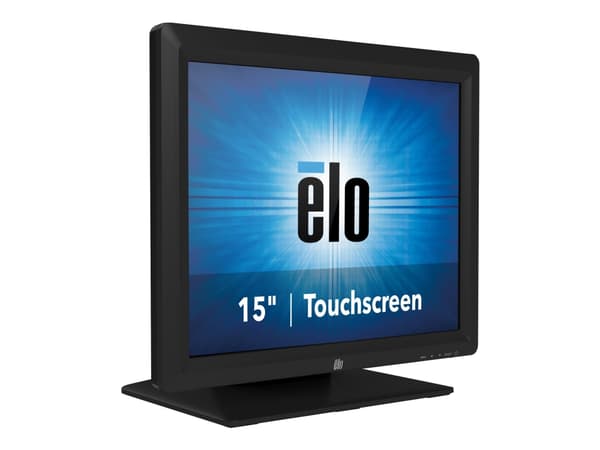 Elo Desktop Touchmonitors 1517L AccuTouch Zero-Bezel - LED-skärm - 15" - pekskärm - 1024 x 768 @ 75 Hz - 300 cd/m² - 800:1 - 23 ms - VGA - svart