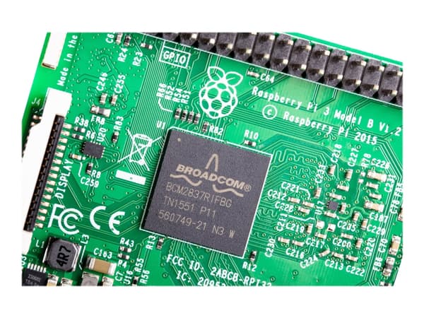 Raspberry Pi 3 Model B - Enkeltbrettsdatamaskin - Broadcom BCM2837 / 1.2 GHz - RAM 1 GB - 802.11b/g/n, Bluetooth 4.1