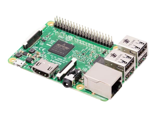 Raspberry Pi 3 Model B - Enkeltbrettsdatamaskin - Broadcom BCM2837 / 1.2 GHz - RAM 1 GB - 802.11b/g/n, Bluetooth 4.1