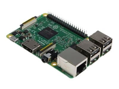 Raspberry Pi 3 Model B - Enkeltbrettsdatamaskin - Broadcom BCM2837 / 1.2 GHz - RAM 1 GB - 802.11b/g/n, Bluetooth 4.1