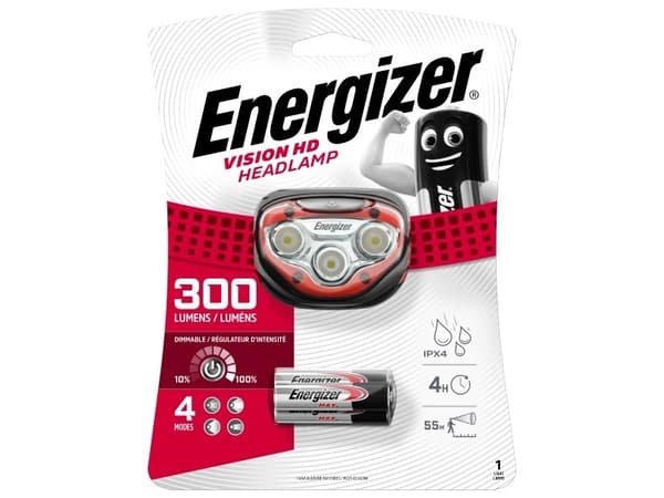 Energizer Headlight Vision 3AAA 300 LM ajovalo