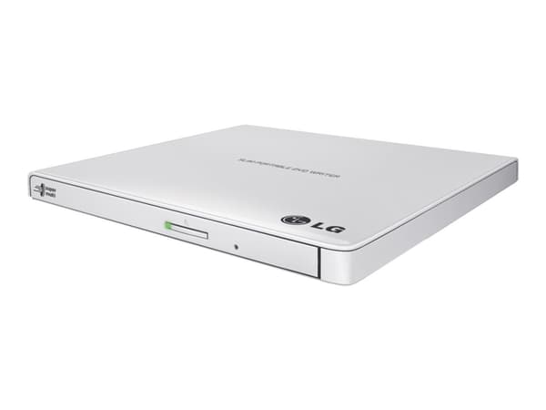 LG GP57EW40, Valkoinen, Kelkka, Työpöytä/Notebook, DVD Super Multi-DL, USB 2.0, CD-R, CD-ROM, CD-RW, DVD+R, DVD+R DL, DVD+RW, DVD-R, DVD-R DL, DVD-RA