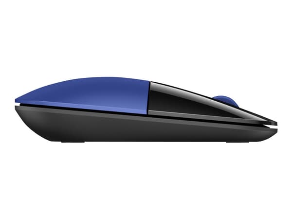 HP Z3700 - Mus - optisk - trådlös - 2.4 GHz - trådlös USB-mottagare - blå