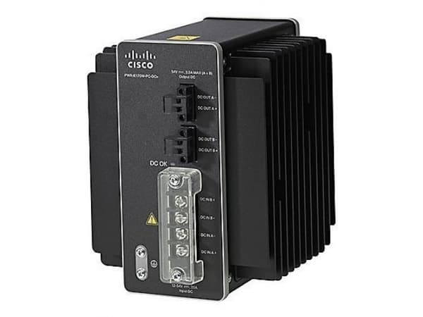 Cisco AC-DC Power Module for POE solution - Strømadapter (DIN-skinnemonterbar) - AC 90 - 264/ DC 106 - 300 V - 170 watt - for Industrial Ethernet 400