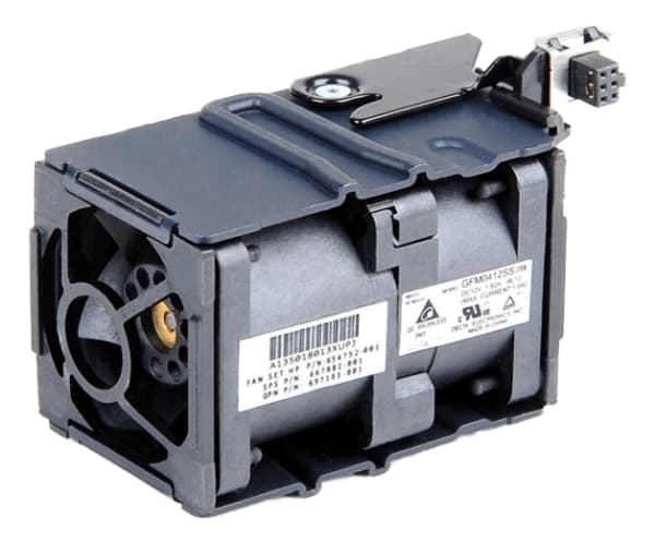 Datorväska, Fan, compatible with HP ProLiant DL360P, DL360E G8, Svart