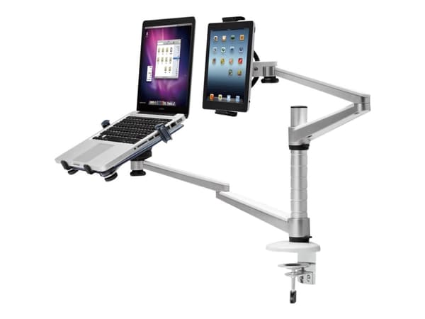 Neomounts FPMA-D300NOTEBOOK, 10 kg, 25,4 cm (10"), 68,6 cm (27"), 100 x 100 mm, Korkeudensäätö, Hopea