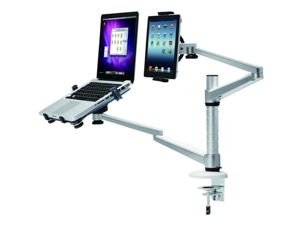 Neomounts FPMA-D300NOTEBOOK, 10 kg, 25,4 cm (10"), 68,6 cm (27"), 100 x 100 mm, Korkeudensäätö, Hopea