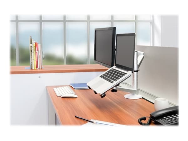 Neomounts FPMA-D300NOTEBOOK, 10 kg, 25,4 cm (10"), 68,6 cm (27"), 100 x 100 mm, Korkeudensäätö, Hopea