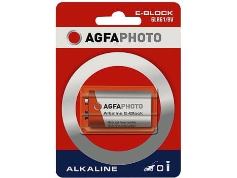 AgfaPhoto - Batteri 6LR61 - alkaliskt