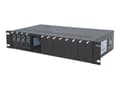 Miniatyrbild 1 av 5: Intellinet 14-Slot Media Converter Chassis, Includes redundant power supply, 19" rackmountable, 2U - Modulär expansionsenhet - 2U - kan monteras i ra