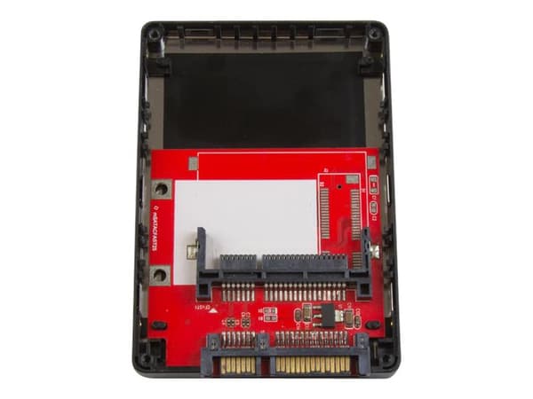 StarTech.com CFast Card to SATA Adapter with 2.5" Housing - Supports SATA III (6 Gbps) - CFast Memory Card Converter - OS Independent (CFAST2SAT25) -