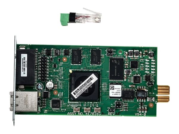 Liebert Intellislot Unity Card - Adapter för administration på distans - RS-485, BACnet, Modbus, 100Mb LAN - 100Base-TX - för APM Battery Circuit Bre