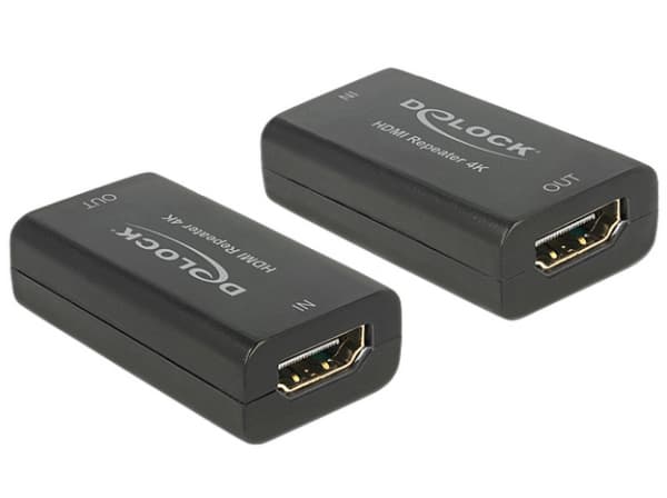 Delock HDMI Repeater - Video/lyd-forlenger - HDMI - opp til 30 m