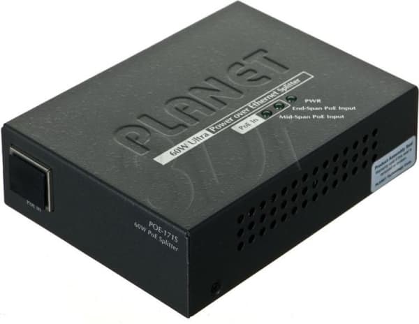 PLANET POE-171S - PoE-valitsin - 56 V - 60 Watt