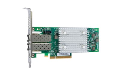 QLogic QLE2692 - Vertbussadapter - PCIe 3.0 x8 lav profil - 16Gb Fibre Channel x 2 - for PRIMERGY CX2560 M5, RX2520 M5, RX2530 M5, RX2530 M6, RX2540