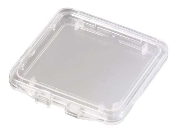 Hama SD Slim Box - Minneeske - kapasitet: 1 SD/MMC-kort - gjennomsiktig
