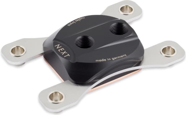 Aqua Computer 21702, Svart, Silver, Water block, Vätska, Koppar, Uttag AM4, 1/4"